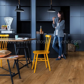Vinílicos Vinílica Suelo Vinílico Roble Algodón Natural Plus